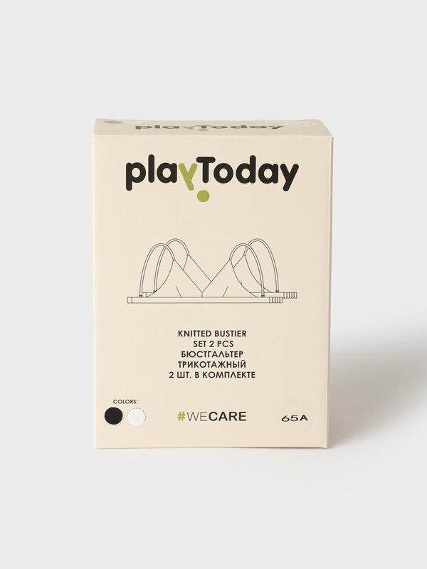 PLAYTODAY Бюстгальтер 558497 22527350 белый,черный