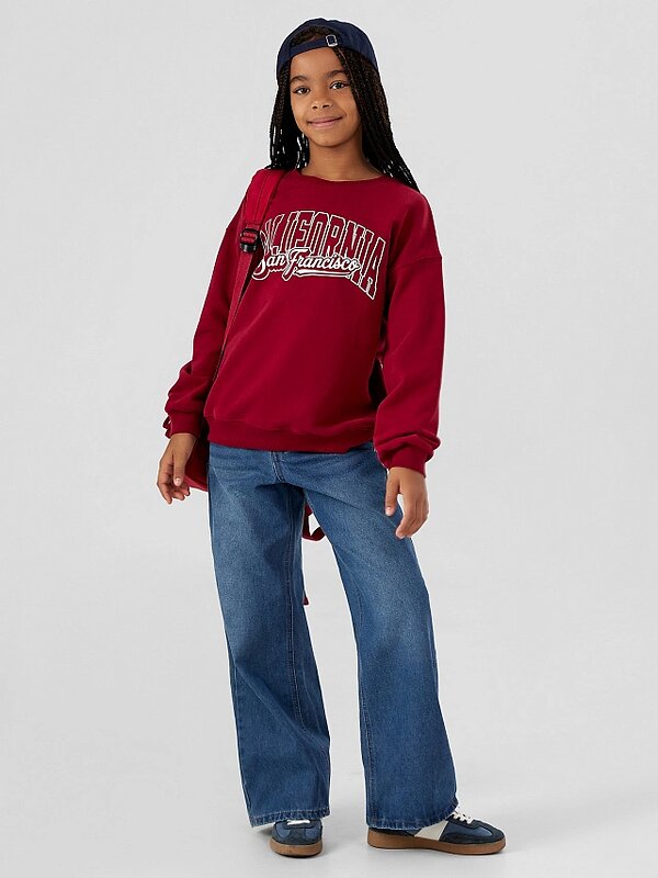 MARK FORMELLE Свитшот 558508 127940 вишневый +печать