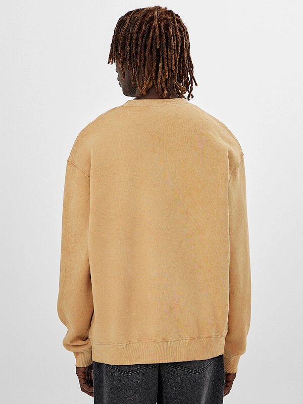 MARK FORMELLE Свитшот 558513 121901 ACID WASH песчаный +печать