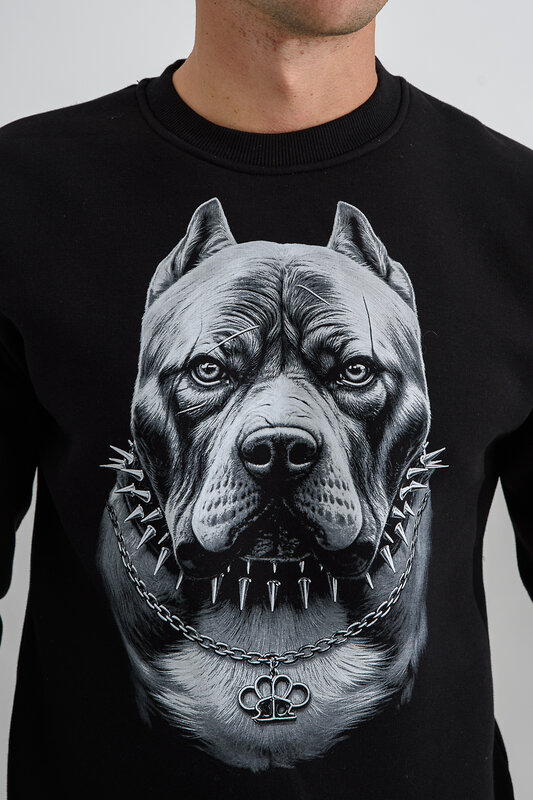 Натали Свитшот 560162 8559 черный+питбуль