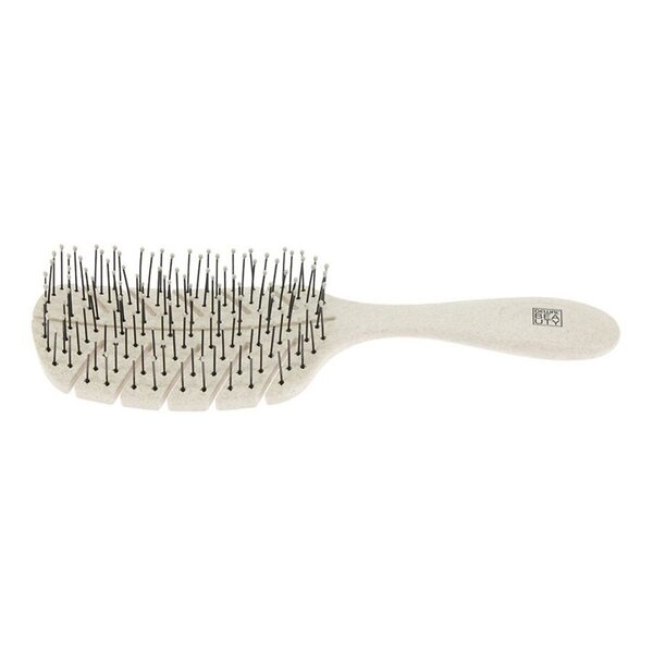 Dewal Beauty Щетка для волос продувная с нейлоновым штифтом / Eco-Friendly DBEF1-Beige, листик, бежевый 560371 20661 