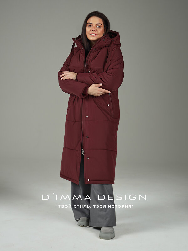 DIMMA Пальто 560761 2600 Бордовый