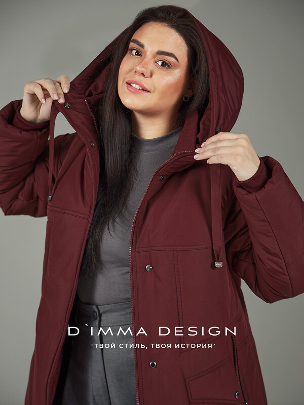 DIMMA Пальто 560761 2600 Бордовый