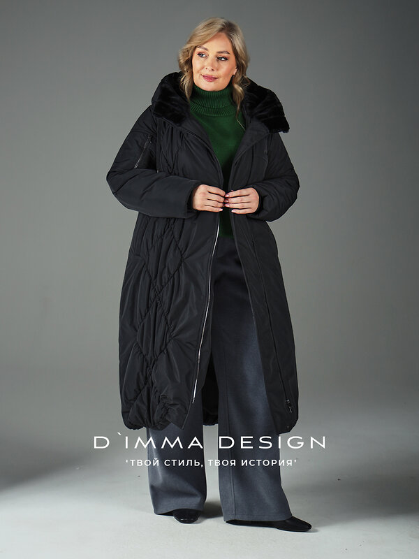 DIMMA Пальто 560822 2611 Черный