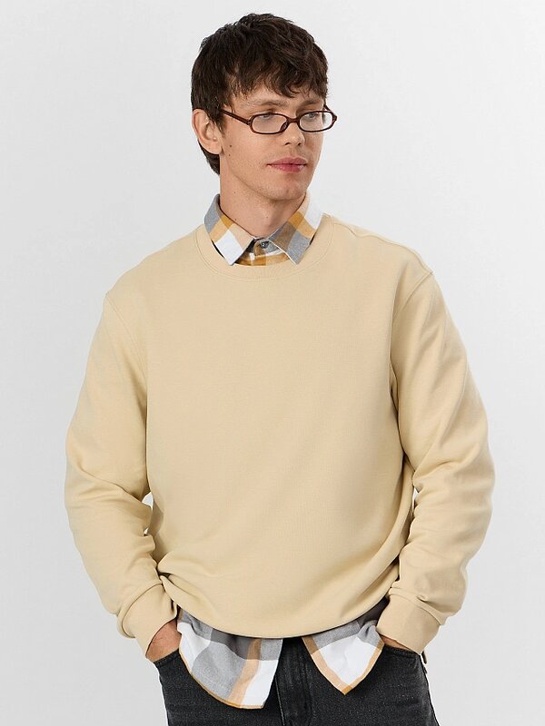 MARK FORMELLE Свитшот 560929 121939 холодный бежевый