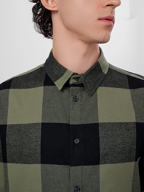 MARK FORMELLE Рубашка 560932 111908-8 зеленая клетка