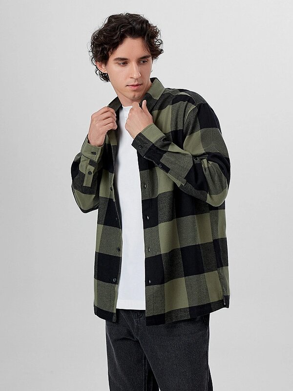 MARK FORMELLE Рубашка 560932 111908-8 зеленая клетка