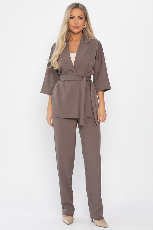 LT Collection Костюм 561105 К14376-12М коричневый
