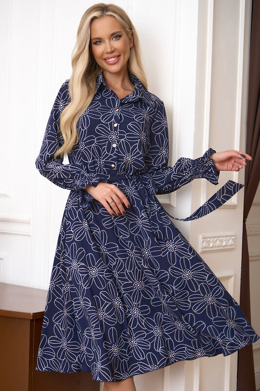 Open-style Платье 561184 7025 синий