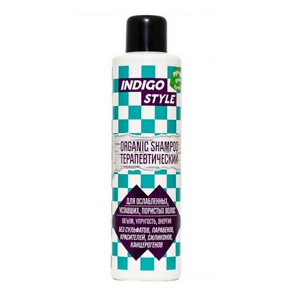 Indigo Style Шампунь для волос органик терапевтический Style Organic Shampoo, 1000 мл 561363 12829 