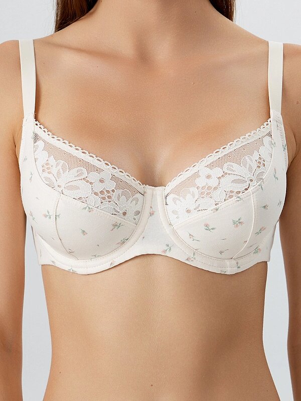 MARK FORMELLE Бюстгальтер 561820 512396 цветочки на молочном