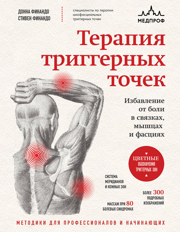 Эксмо Донна Финандо, Стивен Финандо "Терапия триггерных точек. Избавление от боли в связках, мышцах и фасциях" 561865 978-5-04-217975-4 