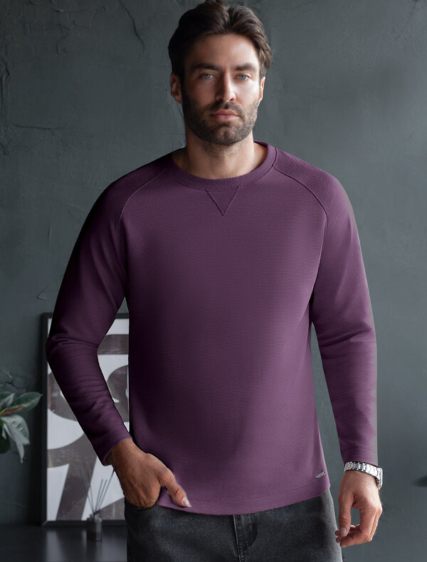 VILATTE Джемпер 562143 U49.063 бургунди