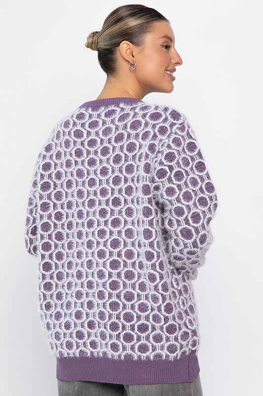 LT Collection Джемпер 562541 Б14429-20М фиолетовый