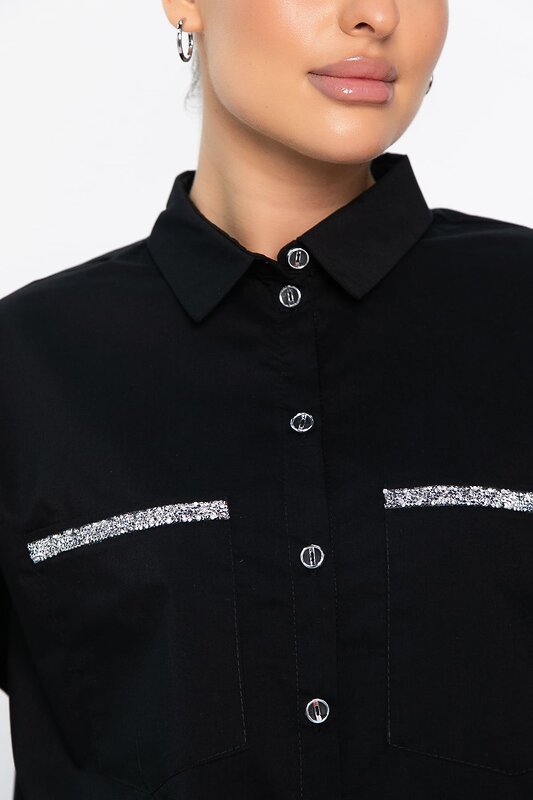 LT Collection Рубашка 562542 Б14440-10М черный