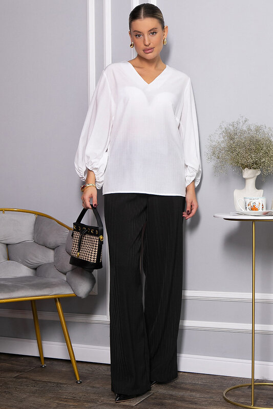 LT Collection Блуза 562543 Б14423-12М молочный