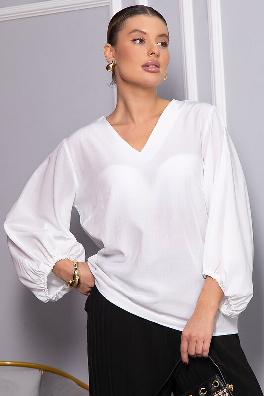 LT Collection Блуза 562543 Б14423-12М молочный
