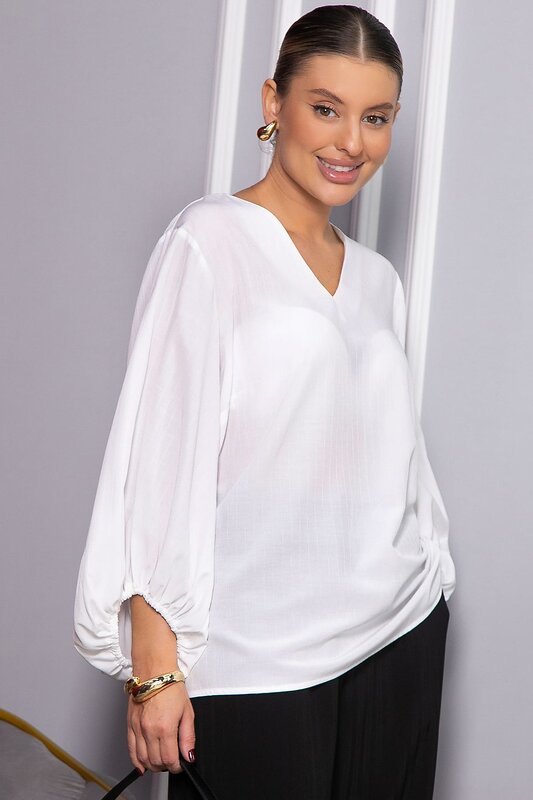 LT Collection Блуза 562543 Б14423-12М молочный