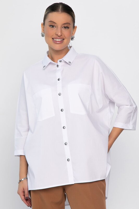 LT Collection Рубашка 562544 Б14449-10М белый