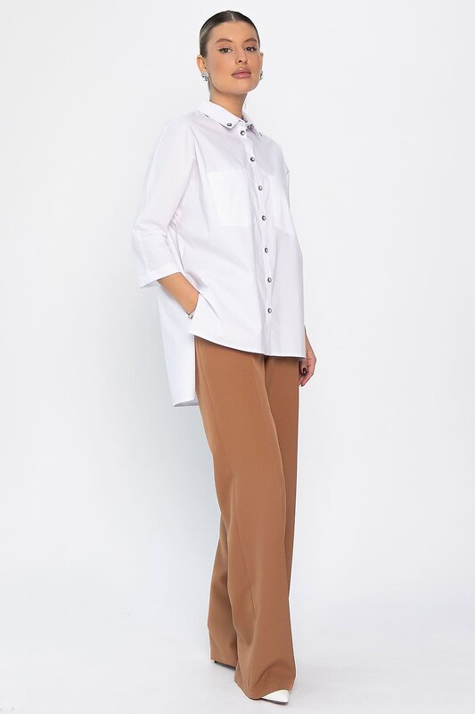 LT Collection Рубашка 562544 Б14449-10М белый