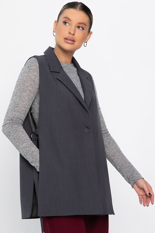 LT Collection Жилет 562545 Б14418-24М серый