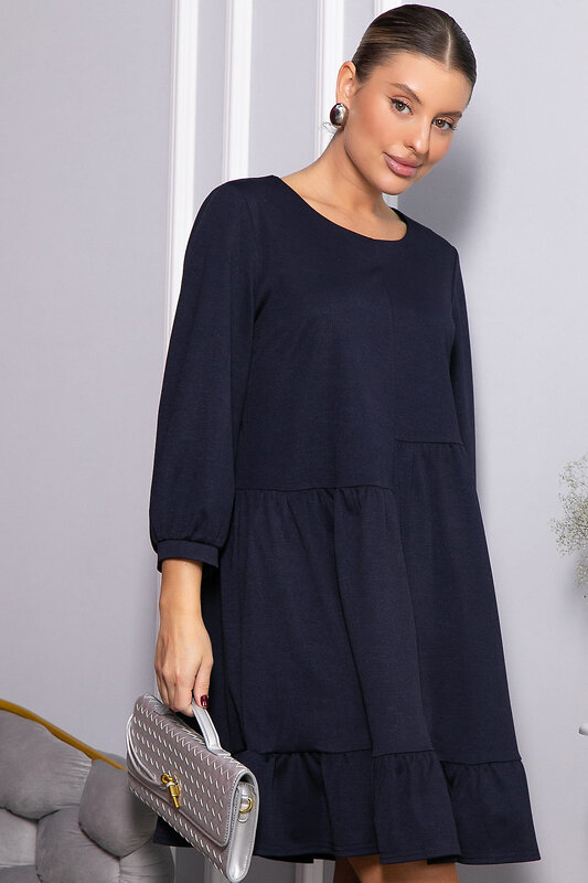 LT Collection Платье 562547 П14411-8М темно-синий
