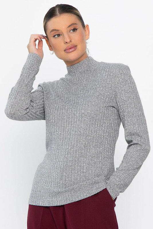 LT Collection Джемпер 562548 Б14409-6М серый