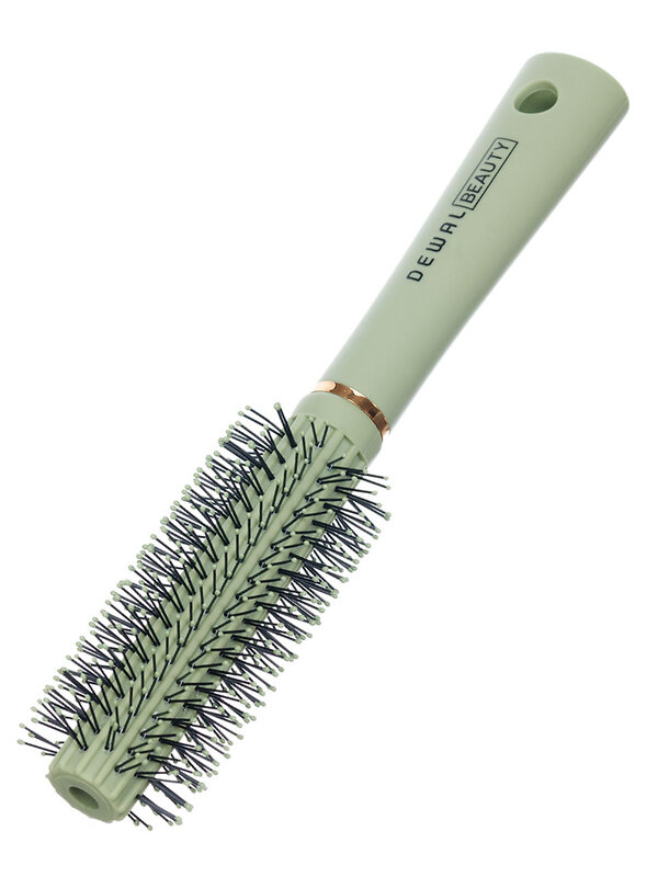 Dewal Beauty Брашинг для волос с пластиковым штифтом серия «Магия», d18/40 мм, оливковый 562947 28009 