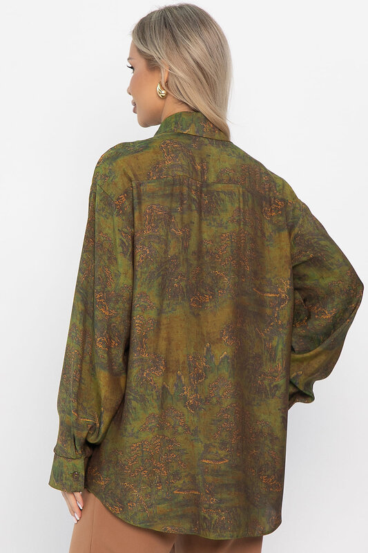 LT Collection Блуза 563082 Б14434-5М хаки