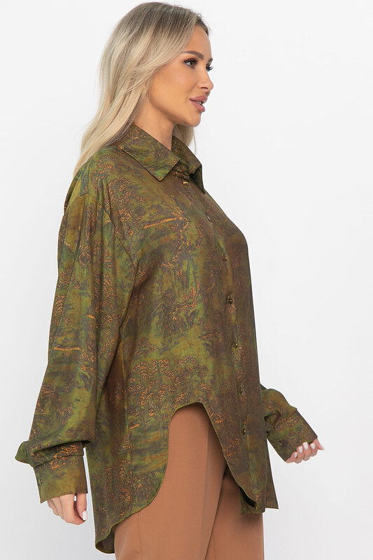 LT Collection Блуза 563082 Б14434-5М хаки