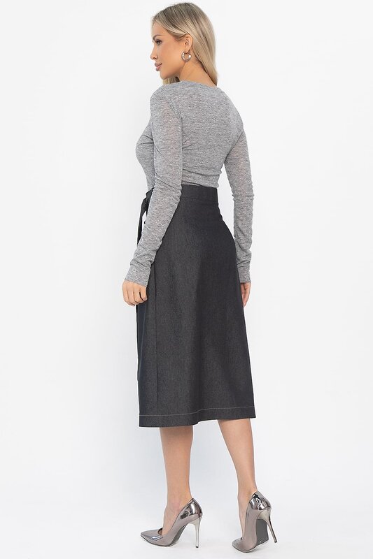 LT Collection Юбка 563088 Ю14500-19М темно-серый