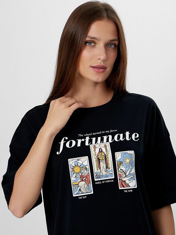 MARK FORMELLE Туника 563197 512079 черный +печать