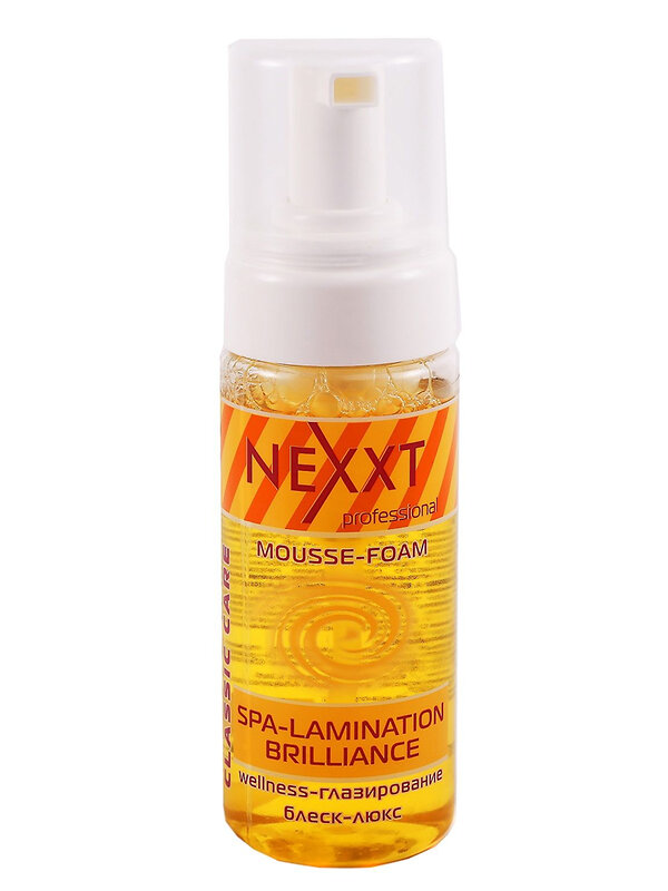 Nexxt Мусс-пенка для объема и экстрасильной фиксации волос / Spa-Lamination Brilliance, 150 мл 563220 8261 