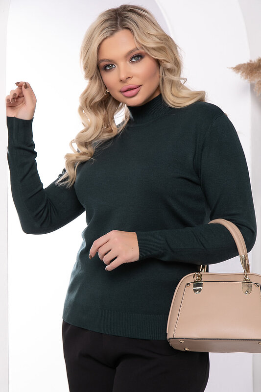 LT Collection Водолазка 563386 Б14543-20М темно-зеленый