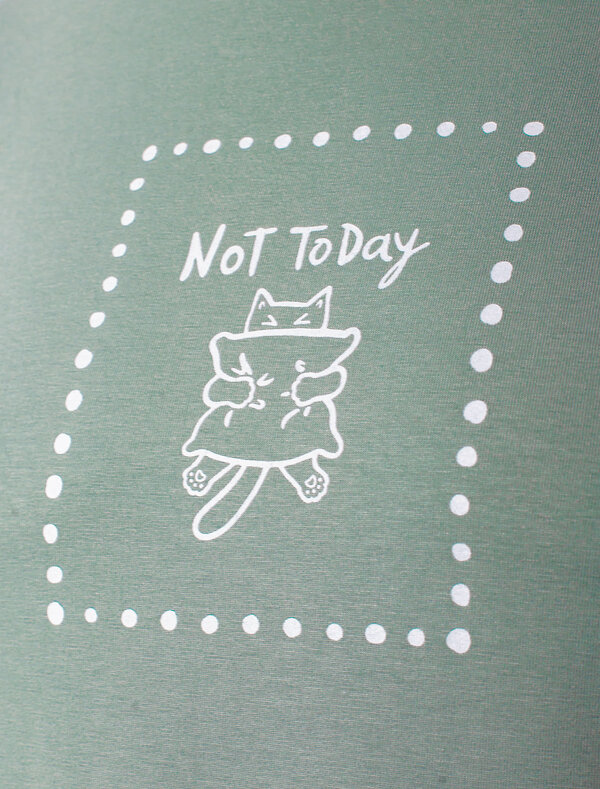 VILATTE Футболка 563553 D49.136 св.оливковый_not today