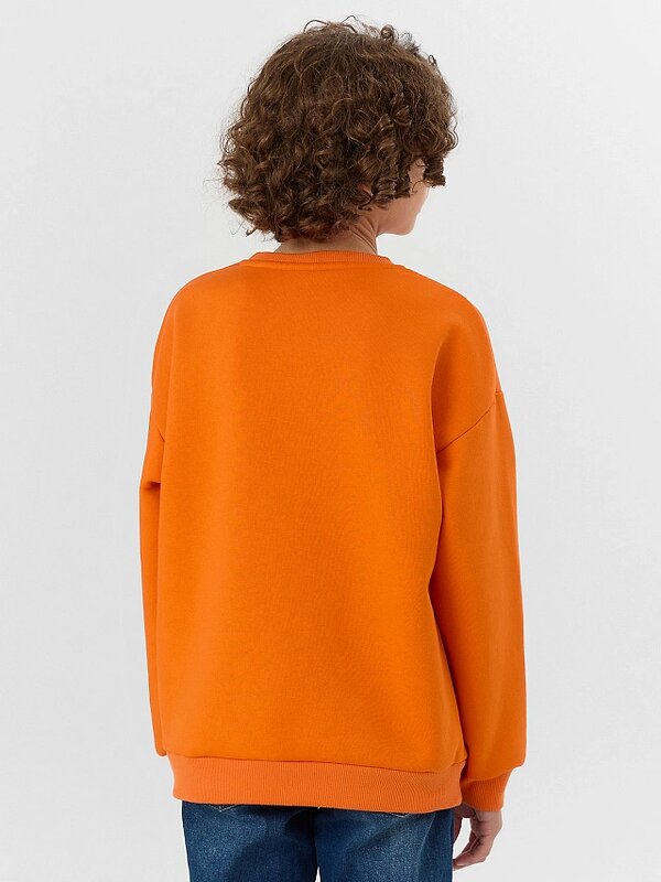 MARK FORMELLE Свитшот 563646 123447 мандарин +печать