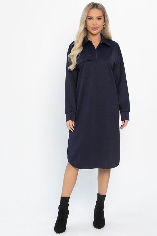 LT Collection Платье 563737 П14575-10М синий