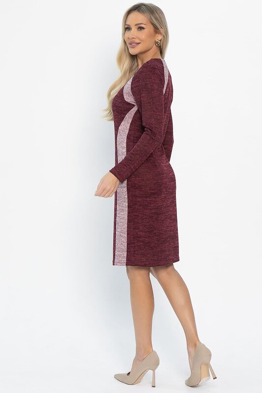 LT Collection Платье 563738 П14589-10М бордовый