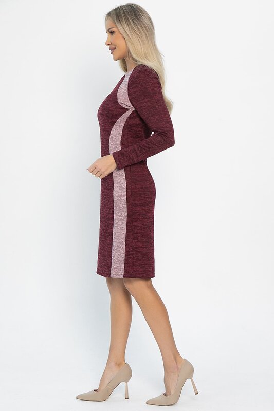 LT Collection Платье 563738 П14589-10М бордовый