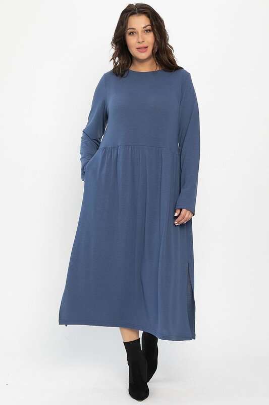 LT Collection Платье 563749 П14443-25М синий