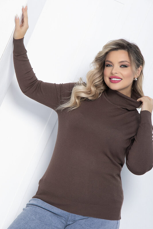 LT Collection Водолазка 564104 Б14535-20М коричневый