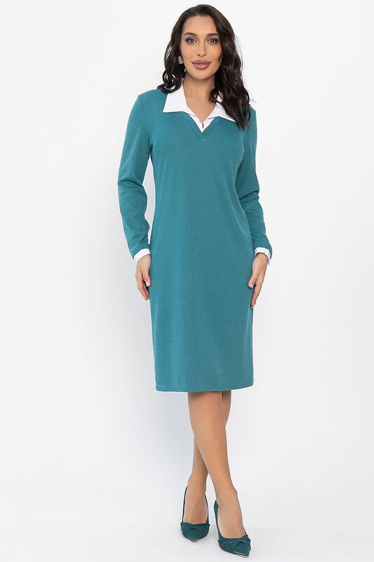 LT Collection Платье 564112 П14558-12М бирюзовый