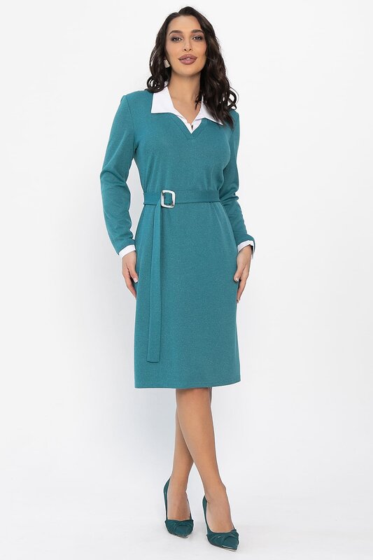 LT Collection Платье 564112 П14558-12М бирюзовый