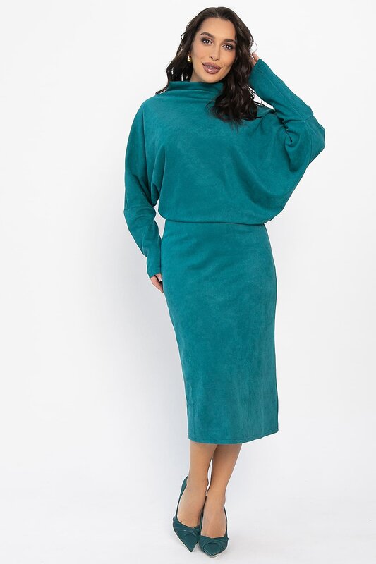 LT Collection Платье 564113 П14571-12М изумрудный