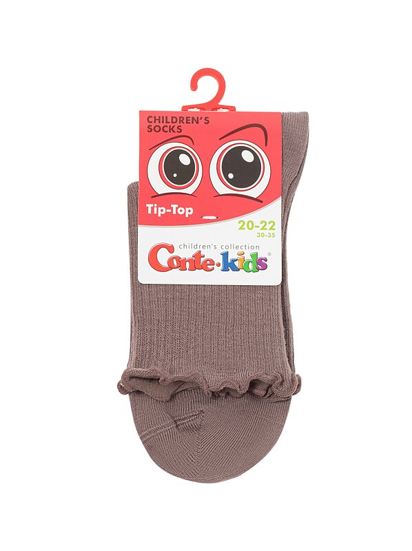 CONTE-KIDS Носки 564146 TIP-TOP (без резинки) 25С-30СП кофейный