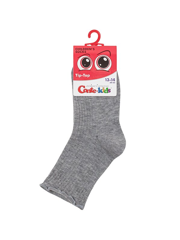 CONTE-KIDS Носки 564148 TIP-TOP (без резинки) 25С-30СП серый