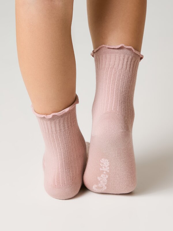 CONTE-KIDS Носки 564149 TIP-TOP (без резинки) 25С-30СП пепельно-розовый