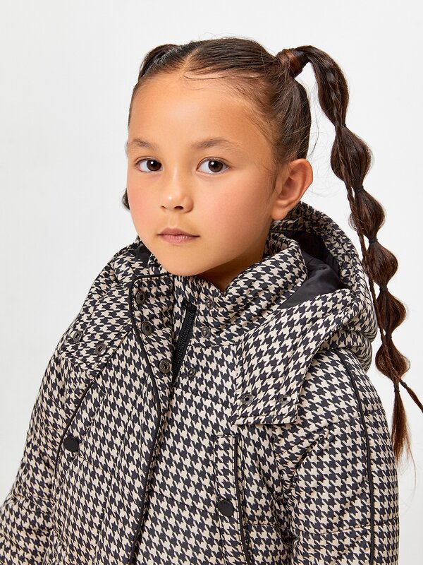 Acoola Пальто 564311 20220670018 бежевая клетка