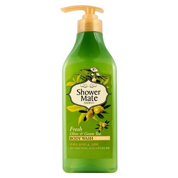 KeraSys Гель для душа оливки и зелёный чай / Shower Mate Fresh Olive & Green Tea, 550 мл 564321 10242 