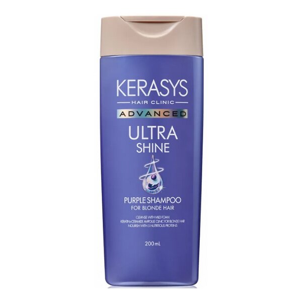 KeraSys Шампунь против желтизны волос фиолетовый / Advanced Ultra Shine Purple, 200 мл 564322 20068 